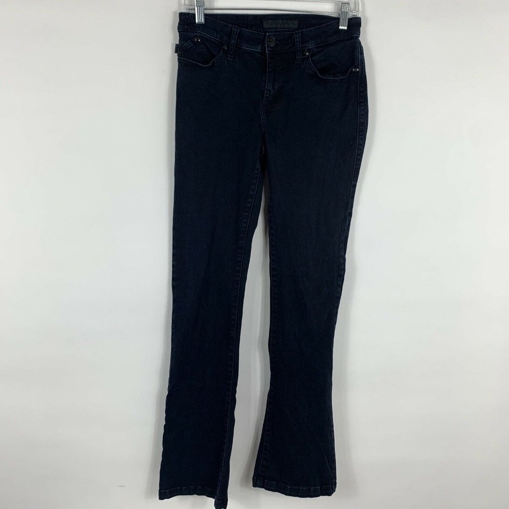 Rock & Republic Jeans Women’s Size 10 Kasandra Straight Mid Rise Dark Wash